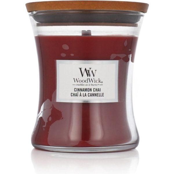 Woodwick Geurkaars Medium Cinnamon Chai