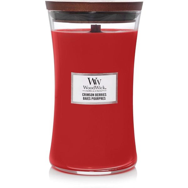 Woodwick Geurkaars Large Crimson Berries