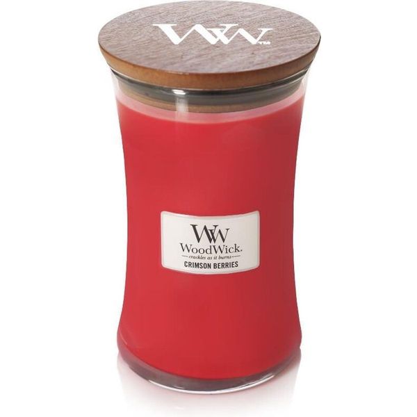 Woodwick Geurkaars Large Crimson Berries