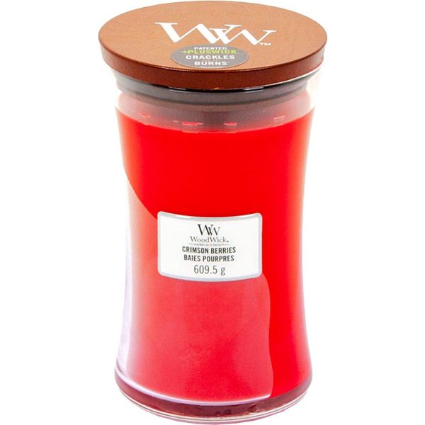 Woodwick Geurkaars Large Crimson Berries