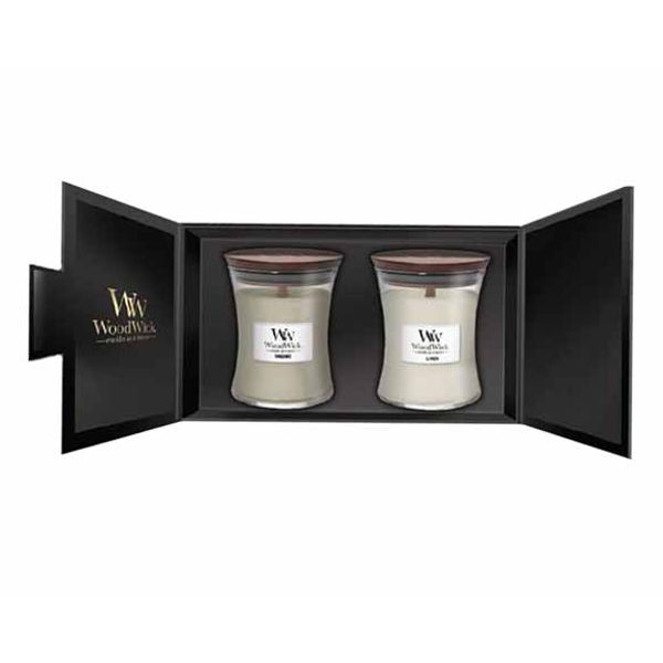 Woodwick Geurkaars Deluxe Gift Set 2 Medium