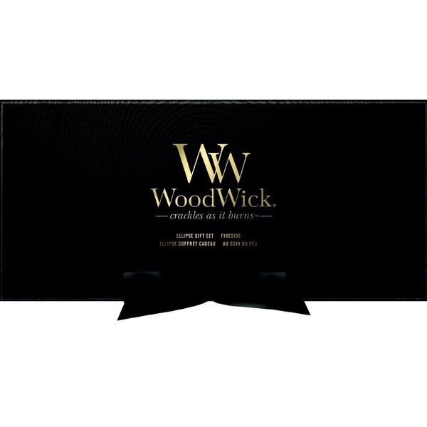 Woodwick Geurkaars Deluxe Gift Set Ellipse Fireside