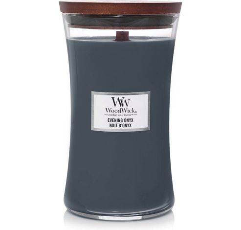 Geurkaars Large Evening Onyx  Woodwick