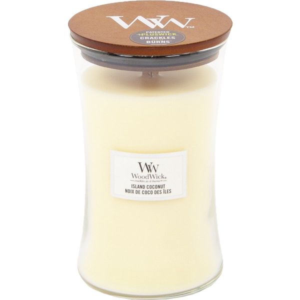 Woodwick Geurkaars Large Island Coconut