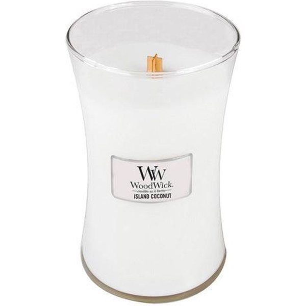 Woodwick Geurkaars Large Island Coconut