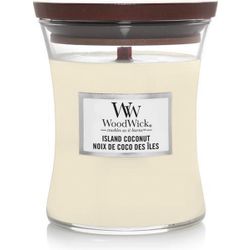 Woodwick Geurkaars Medium Island Coconut