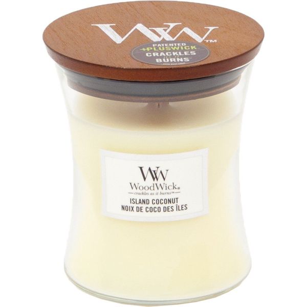 Woodwick Geurkaars Medium Island Coconut