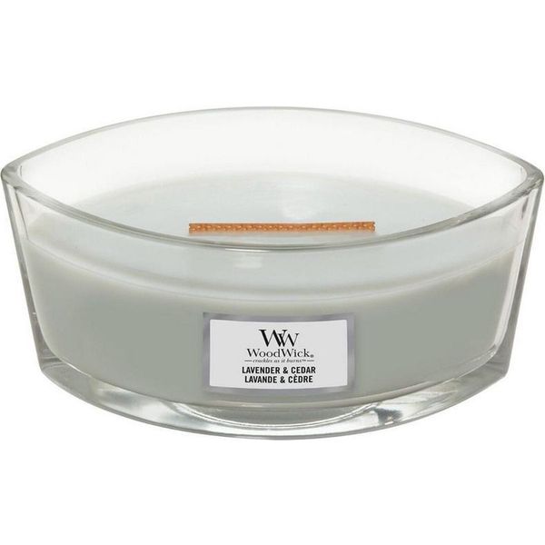 Woodwick Geurkaars Ellipse Lavender & Cedar