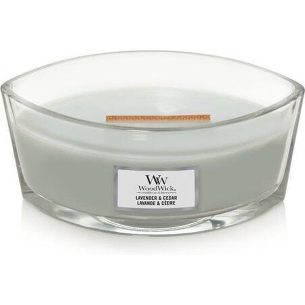 Woodwick Geurkaars Ellipse Lavender & Cedar