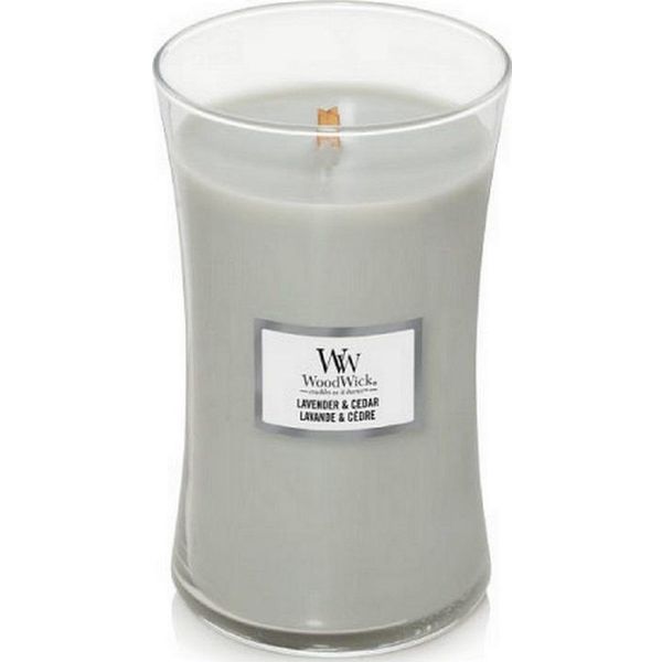 Woodwick Geurkaars Large Lavender & Cedar