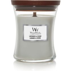 Woodwick Geurkaars Medium Lavender & Cedar