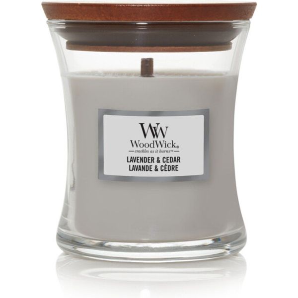 Woodwick Geurkaars Mini Lavender & Cedar