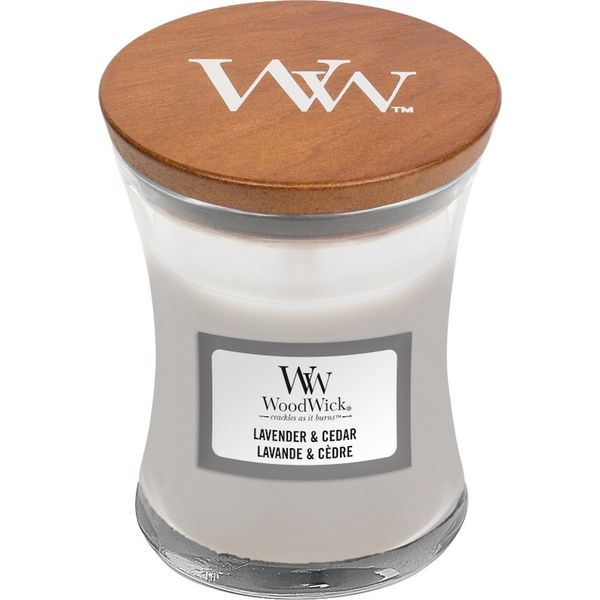 Woodwick Geurkaars Mini Lavender & Cedar