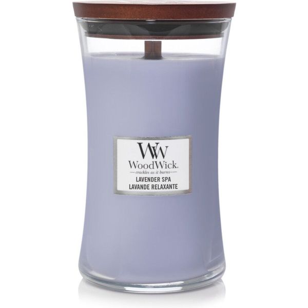 Woodwick Geurkaars Large Lavender Spa