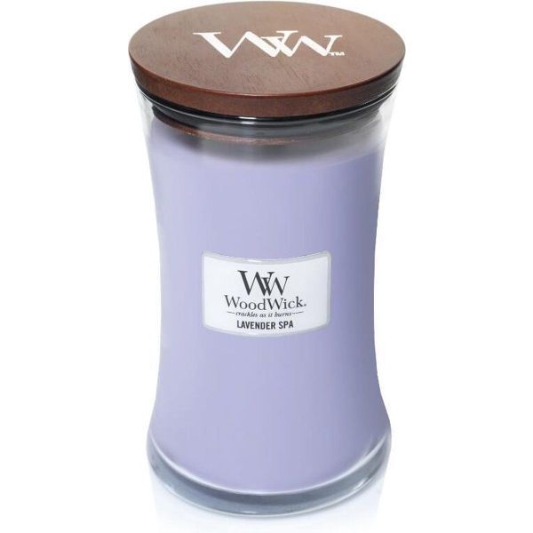 Woodwick Geurkaars Large Lavender Spa