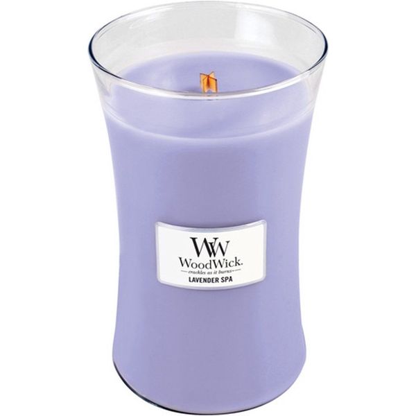 Woodwick Geurkaars Large Lavender Spa