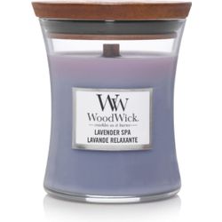 Woodwick Geurkaars Medium Lavender Spa