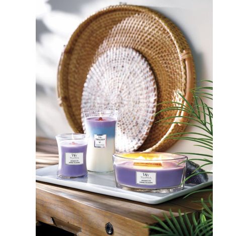 Geurkaars Medium Lavender Spa  Woodwick