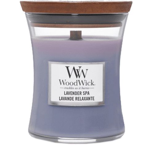 Geurkaars Medium Lavender Spa  Woodwick