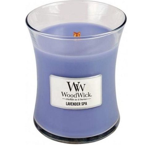 Geurkaars Medium Lavender Spa  Woodwick