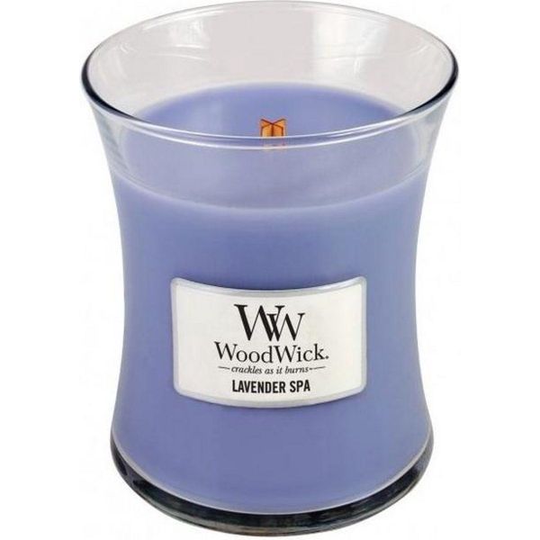 Woodwick Geurkaars Medium Lavender Spa