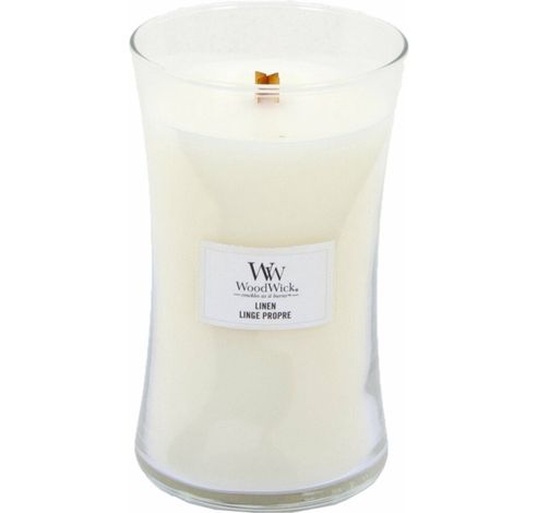 Geurkaars Large Linen  Woodwick