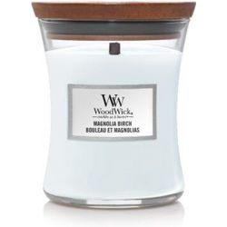 Woodwick Geurkaars medium Magnolia Birch