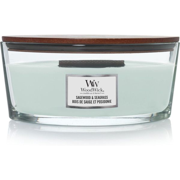 Woodwick Geurkaars Ellipse Sagewood & Seagrass