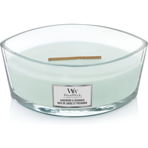 Woodwick Geurkaars Ellipse Sagewood & Seagrass