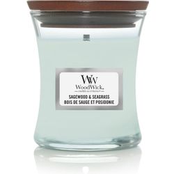 Woodwick Geurkaars Mini Sagewood & Seagrass