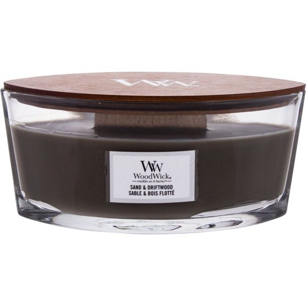 Woodwick Geurkaars Ellipse Sand & Driftwood