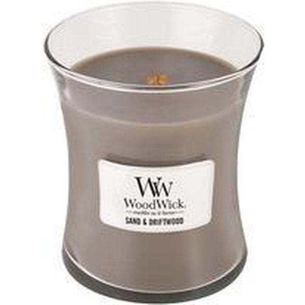 Woodwick Geurkaars Medium Sand & Driftwood