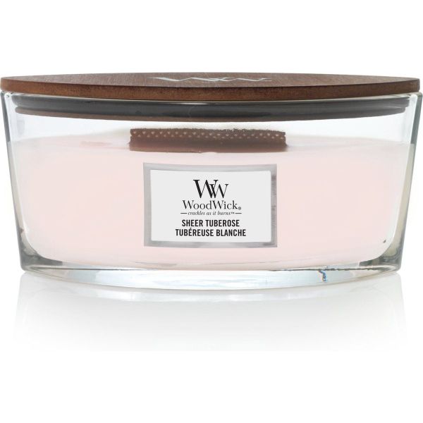 Woodwick Geurkaars Ellipse Sheer Tuberose