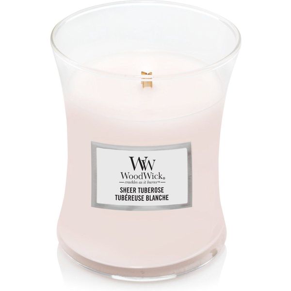 Woodwick Geurkaars Medium Sheer Tuberose