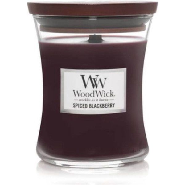 Woodwick Geurkaars Mini Spiced Blackberry