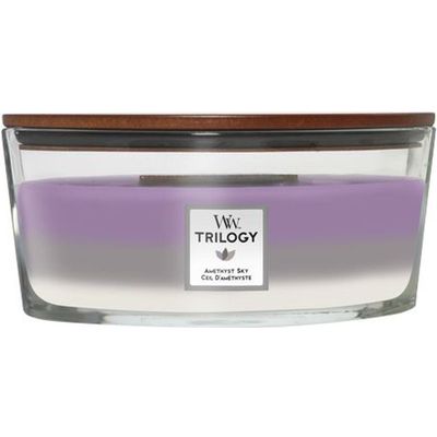 Trilogy Geurkaars Ellipse Amethyst Sky  Woodwick