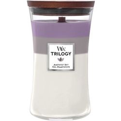 Woodwick Trilogy Geurkaars Large Amethyst Sky