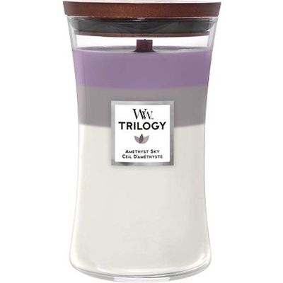 Trilogy Geurkaars Large Amethyst Sky  Woodwick