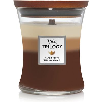 Trilogy Geurkaars Medium Cafe Sweets  Woodwick