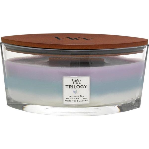 Woodwick Trilogy Geurkaars Ellipse Calmin Retreat