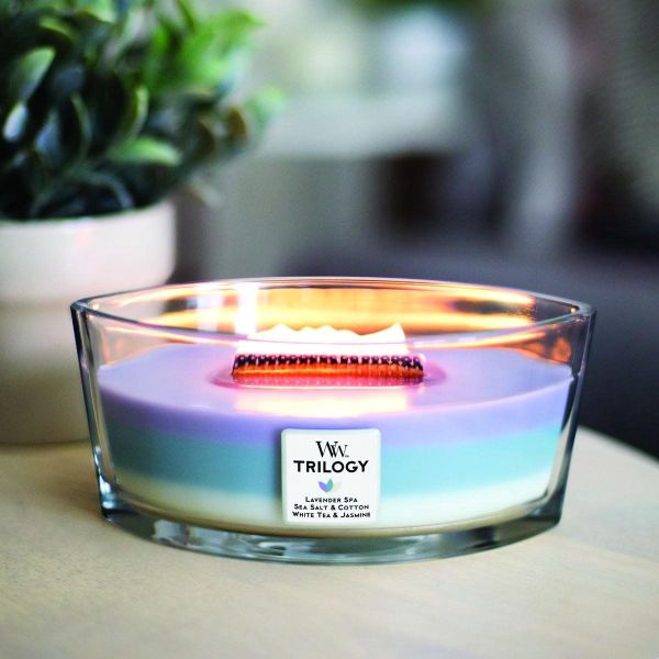 Woodwick Trilogy Geurkaars Medium Calming Retreat