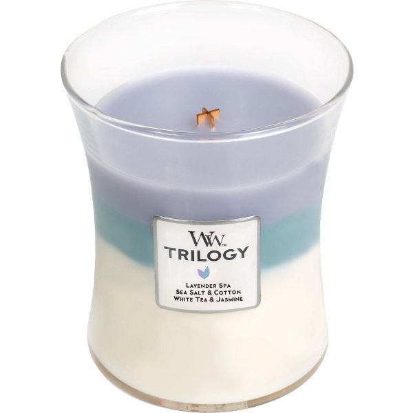 Woodwick Trilogy Geurkaars Medium Calming Retreat