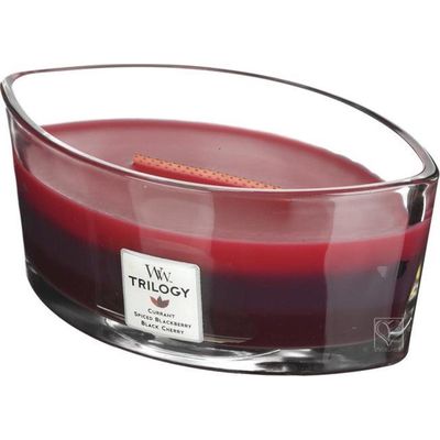 Geurkaars Trilogy Ellipse Sun Ripened Berries  Woodwick