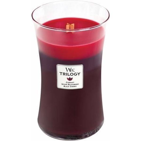 Woodwick Trilogy Geurkaars Large Ripened Berries