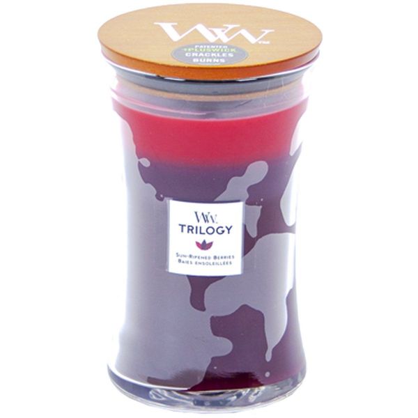 Woodwick Trilogy Geurkaars Large Ripened Berries