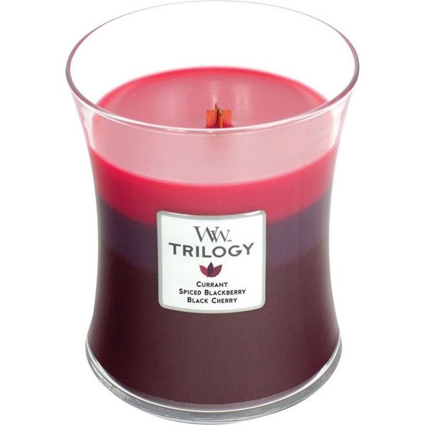 Woodwick Trilogy Geurkaars Medium Sun Ripened Berries