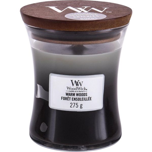 Woodwick Trilogy Geurkaars Medium Warm Woods