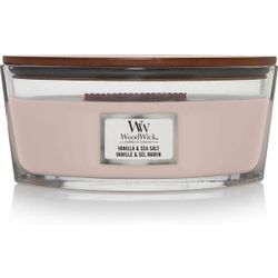 Woodwick Geurkaars Ellipse Vanilla & Sea Salt