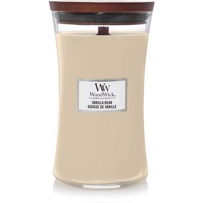 Geurkaars Large Vanilla Bean  Woodwick