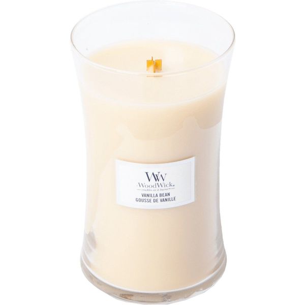 Woodwick Geurkaars Large Vanilla Bean